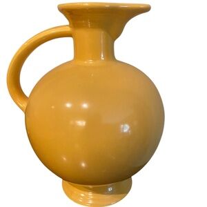 The Vintage Fiestaware Homer Laughlin Yellow Carafe Jug Pitcher